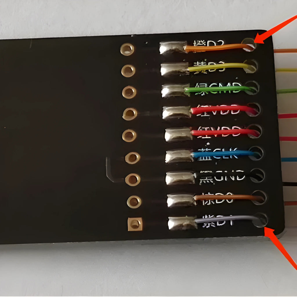 EMMC read and write diagnostic tool for car audio host repair on BMW Audi Mercedes Porsche