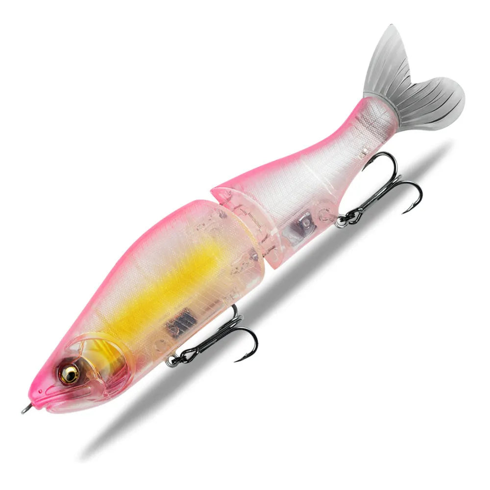 185mm plastic swimming fishing bait for bass available in multiple colours