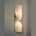 Modern Nordic copper wall lamp strip for bedside lighting with dual light colour settings