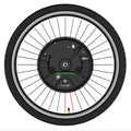 Imotor 3.0 electric bicycle conversion wheel with alloy hub motor in black colour