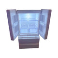 White plastic miniature candy toy model with activated LED lighting feature showing detailed surface texture