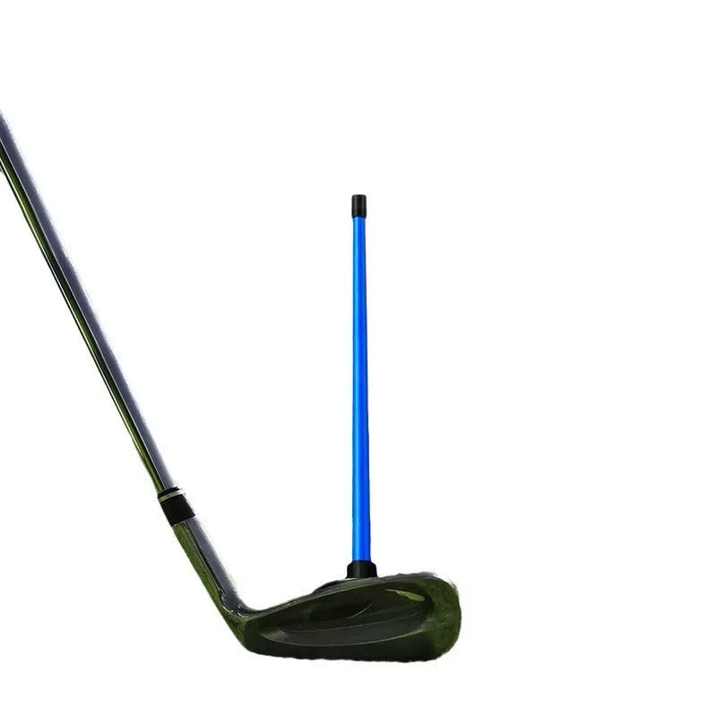 Aluminium alloy magnetic direction golf swing trainer in red or blue colour for baseball bar alignment practice