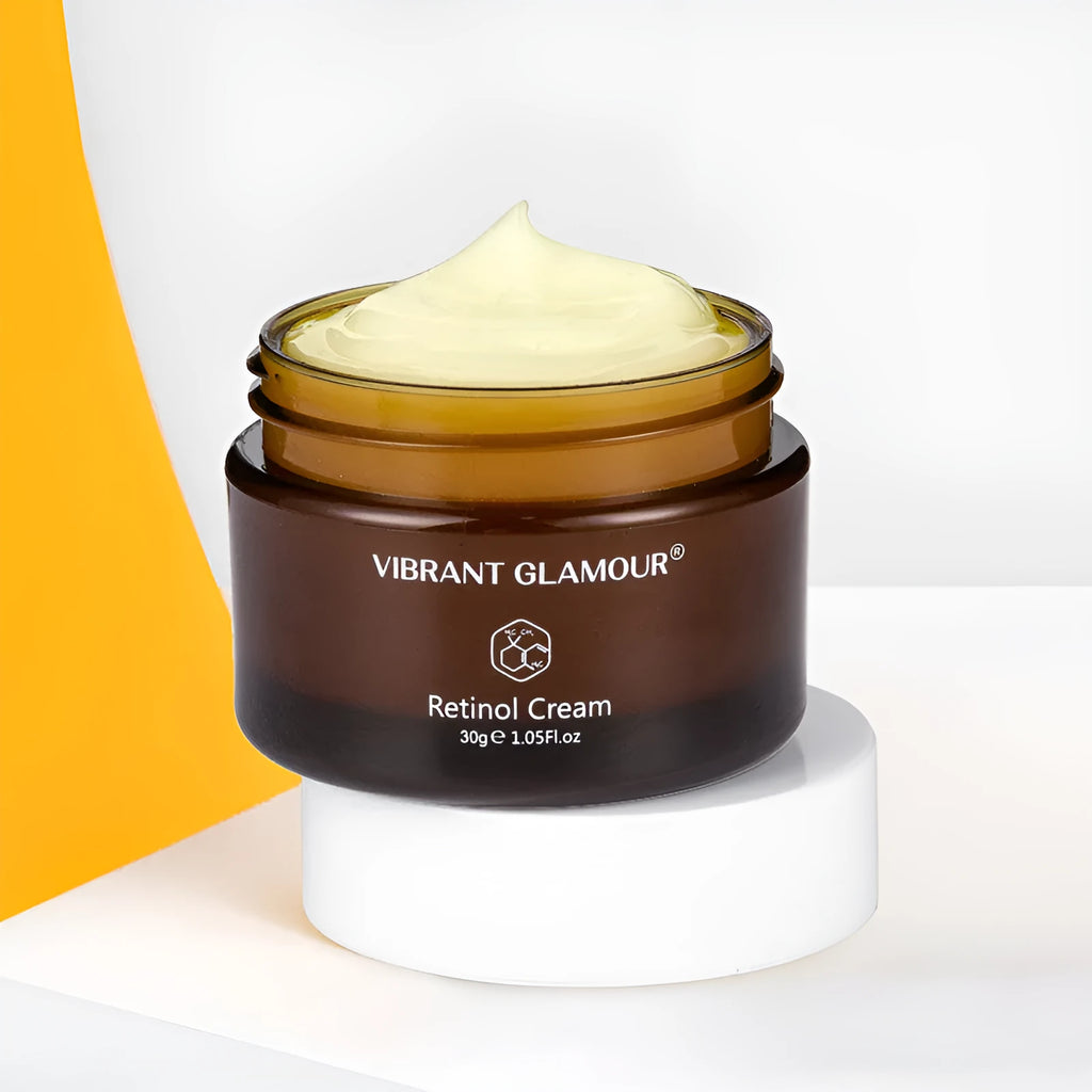 30ml retinol facial serum bottle for reducing fine lines and dry skin