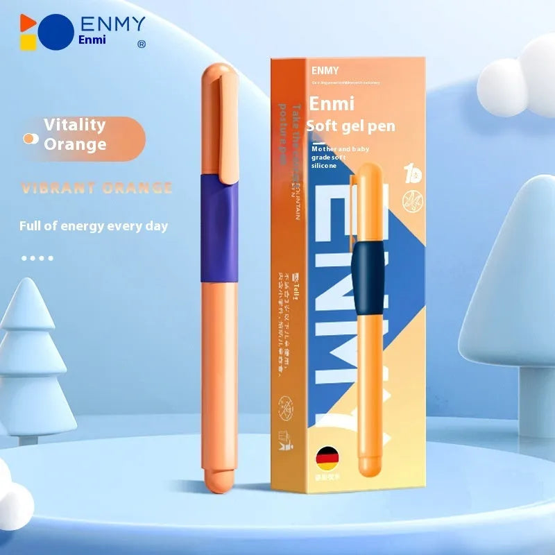 Boxed student posture correction pen in blue, green渐变, purple, and orange colour options