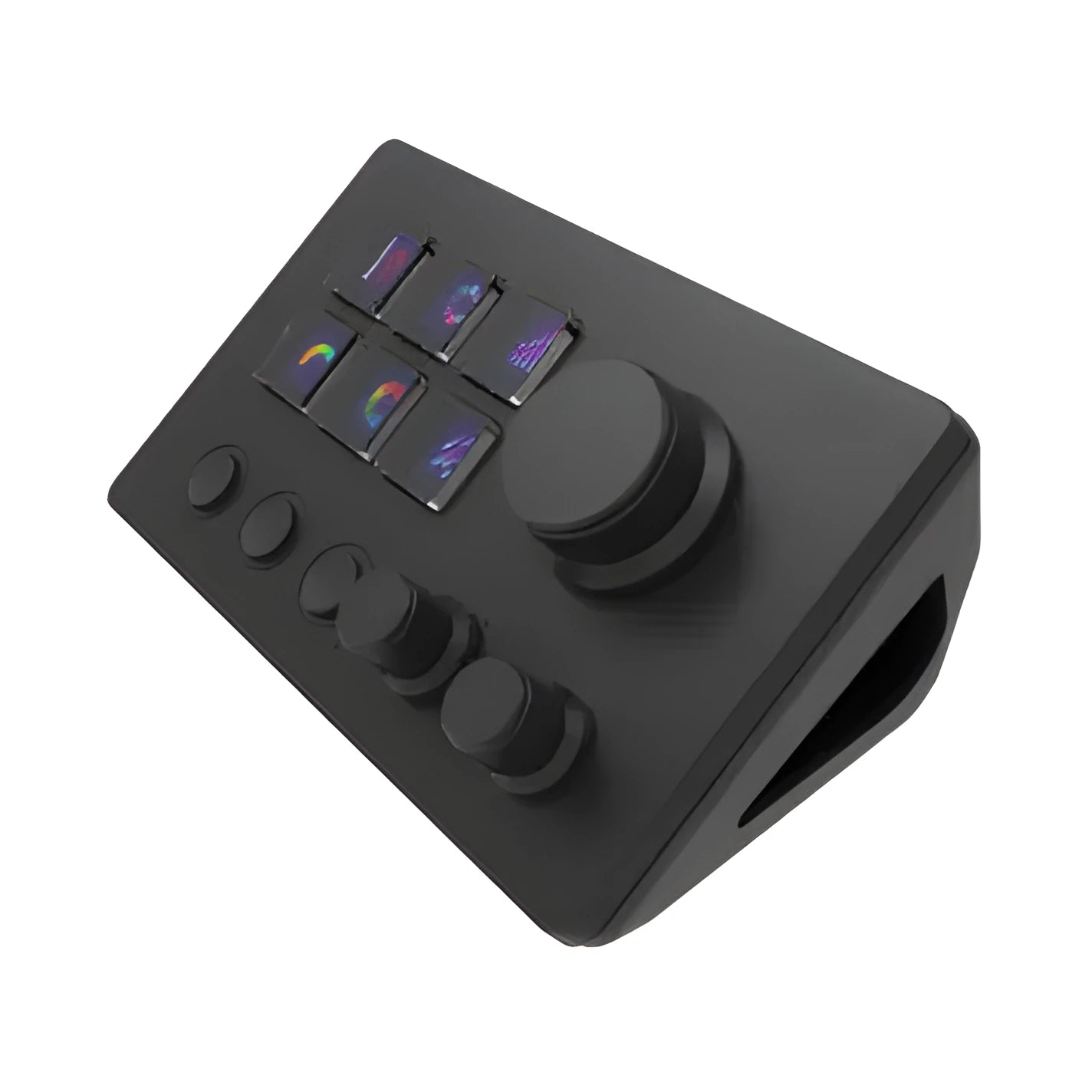 Visual Keyboard N3 silicone keypad with USB-C cable and adjustable mounting bracket
