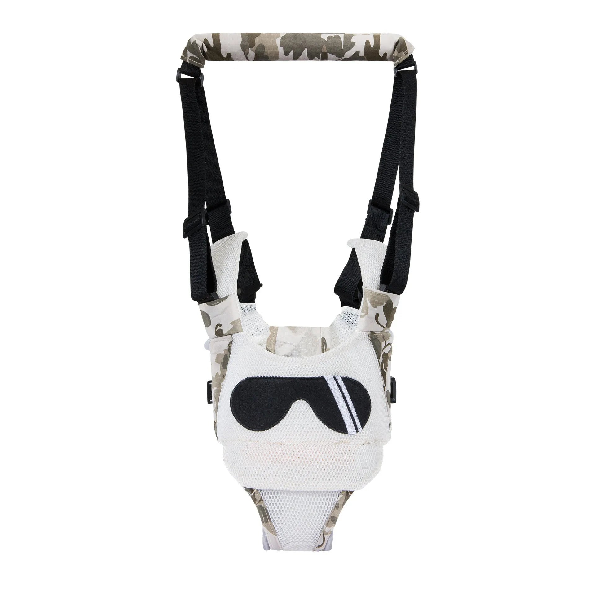 Cotton baby walking harness belt in multiple colour options including vest and stall protector styles