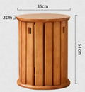 Iron stackable round dining stool in modern design with multiple colour options