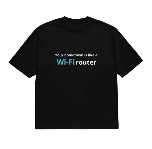 Men's black t-shirt with 3D digital printed cartoon pattern, loose fit with round neckline