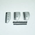 Aluminium alloy manual transmission pedal covers set for brake accelerator and clutch