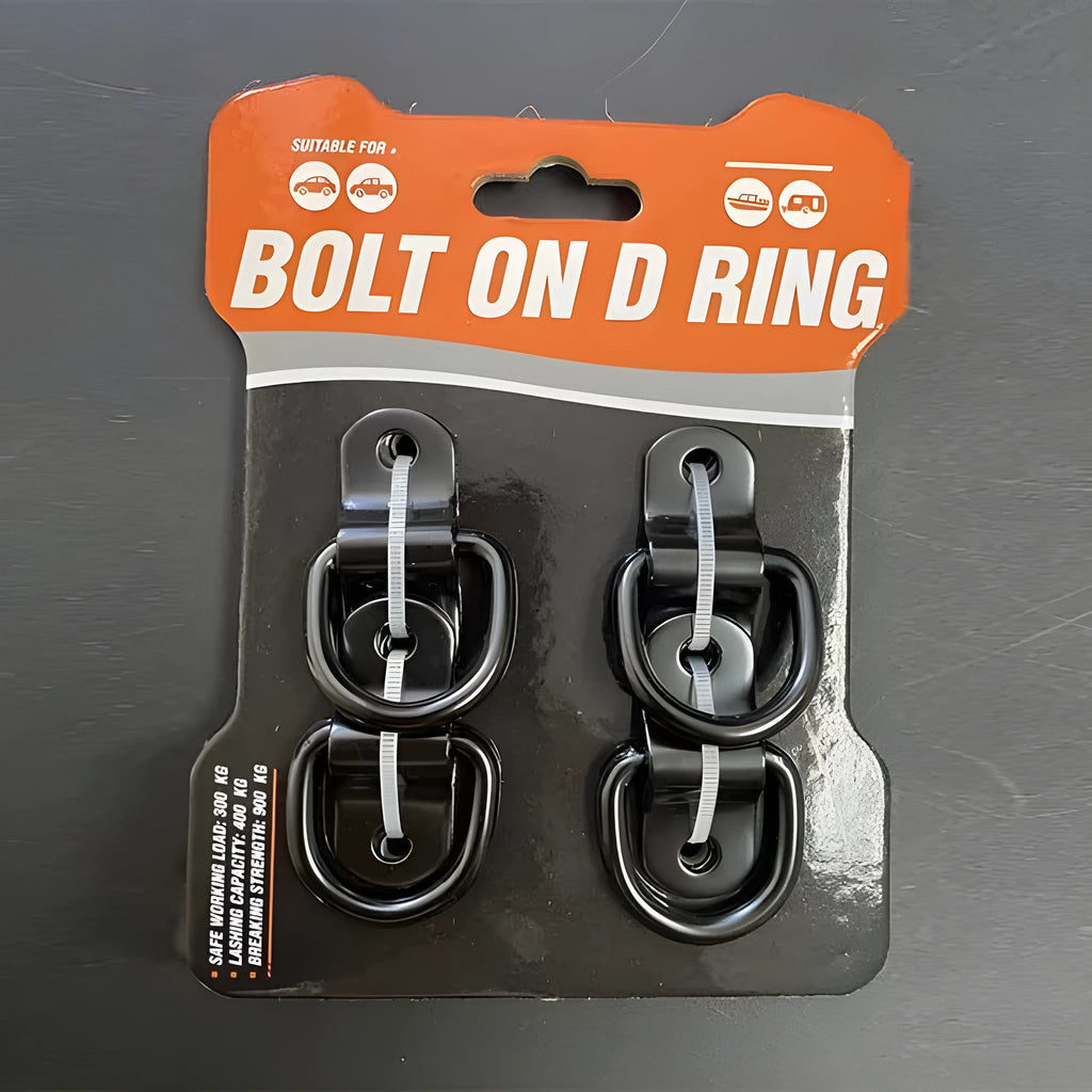 Galvanised carbon steel floor hook with black finish for truck cargo securing
