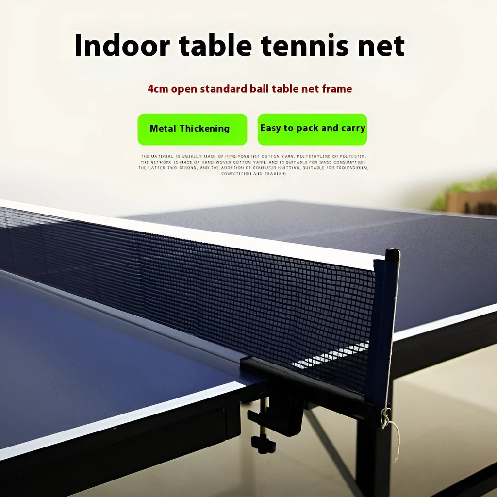 Universal large clip table tennis post for indoor open grid tables