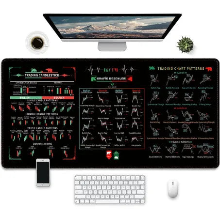 Game printed rubber mouse pad with non-slip base showing thermal transfer design on natural rubber surface
