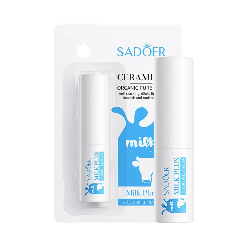 Anti-chapped moisturising lipstick in multiple flavour variants with hyaluronic acid and vitamin E