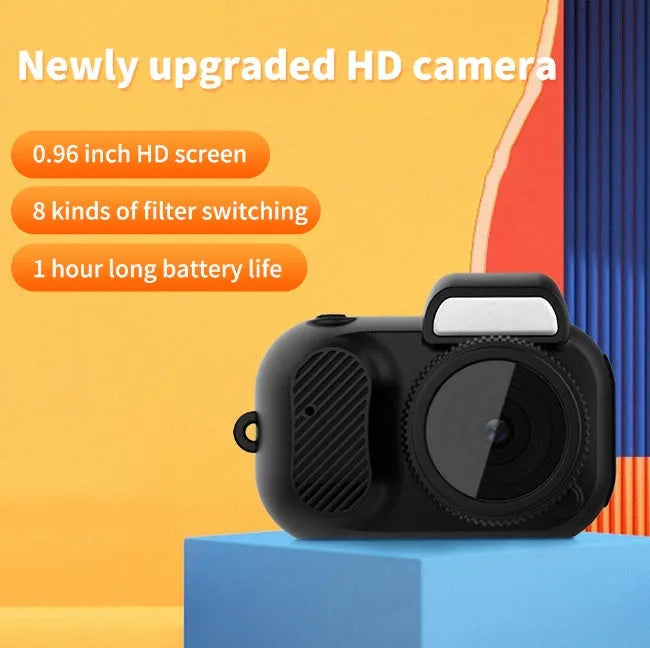 Black Y3000 HD outdoor sports camera with 0.96-inch display screen on a plain background.