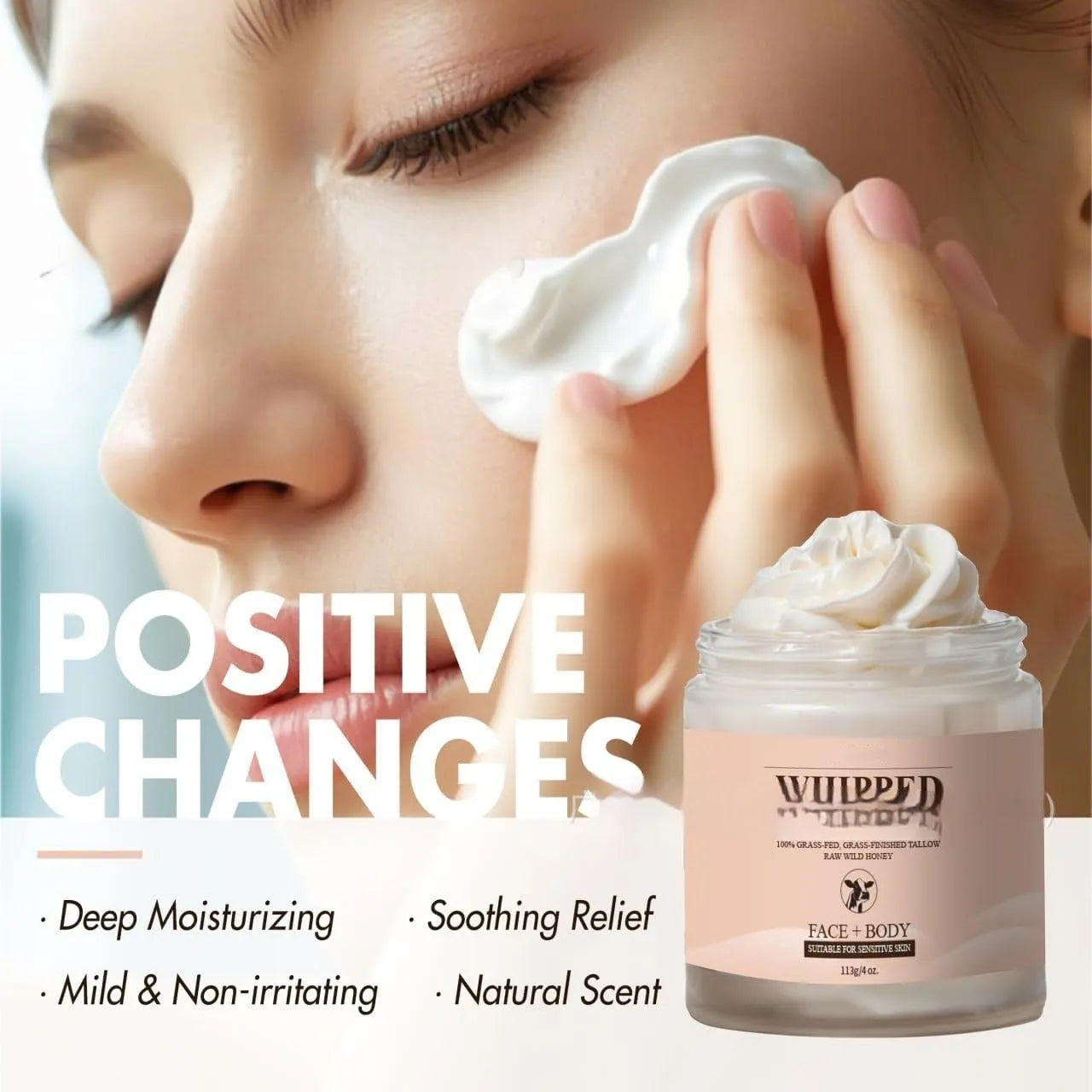 113g tub of universal butter cream facial moisturiser for all skin types.