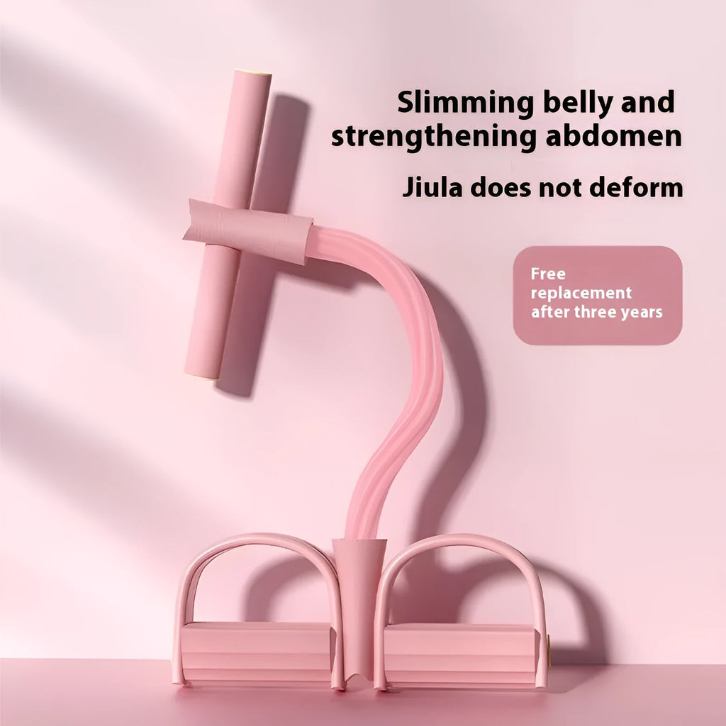 Purple household waist slimming belly trimmer pedal puller exercise device with TPR construction