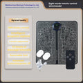 USB rechargeable reflexology foot massager mat with remote control and adjustable settings