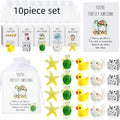 Set of resin inspirational greeting cards with pun messages and pen scrape design