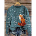 Little Flower digital printed round neck sweater in a colour from the YPM935 range.