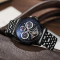 Men's automatic waterproof business watch with luminous hands in multiple colour and strap options