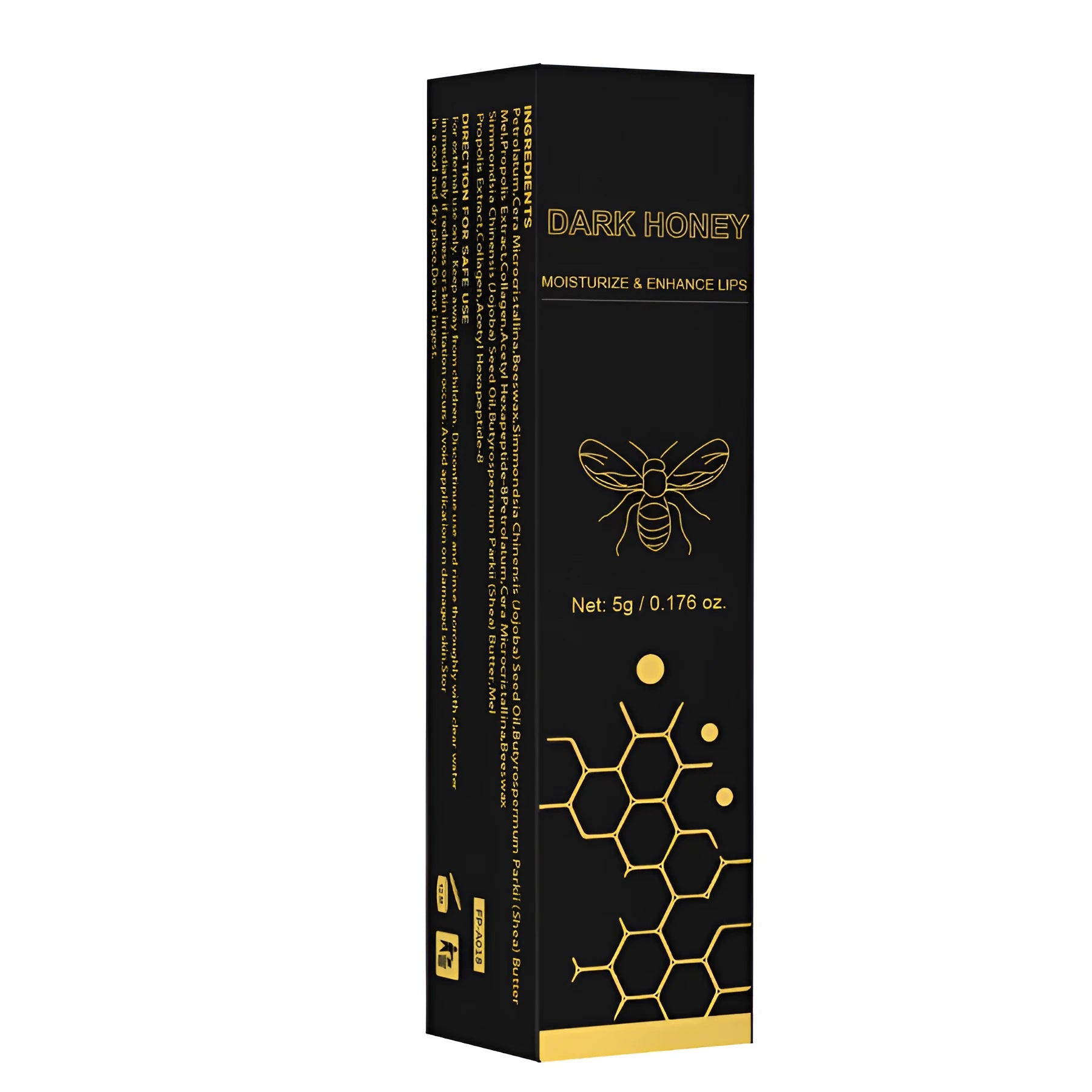 Dark Honey Dark Lipstick 5g tube cosmetic product