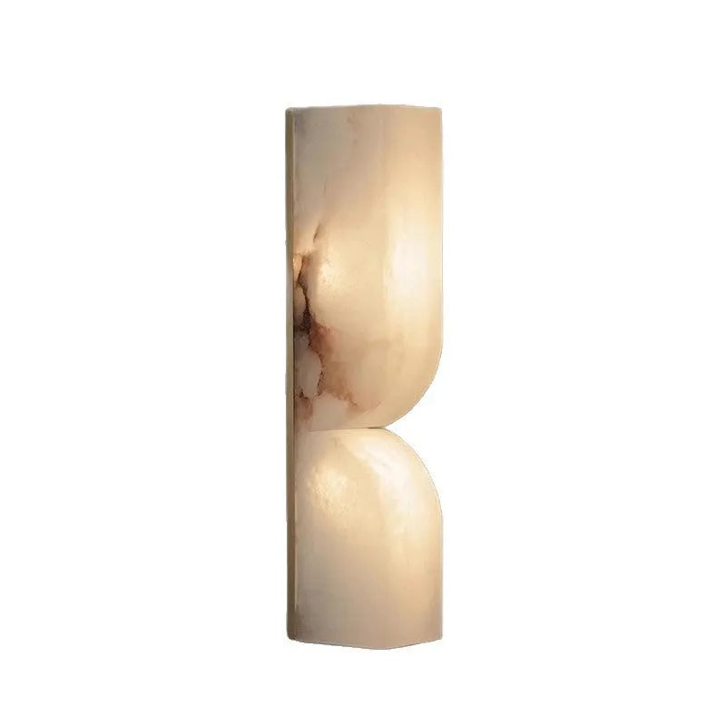 Modern Nordic copper wall lamp strip for bedside lighting with dual light colour settings
