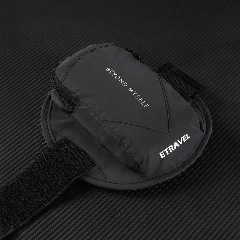 Reflective running arm bag with 7 inch capacity for outdoor sports