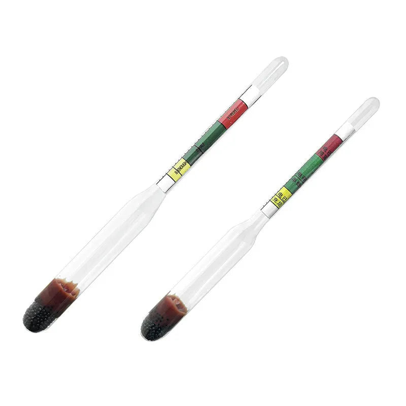 Electrohydraulic hydrometer battery tester with glass construction and 330 mm length