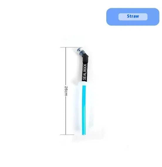 Plastic portable drinking straw for outdoor mountain climbing and biking activities