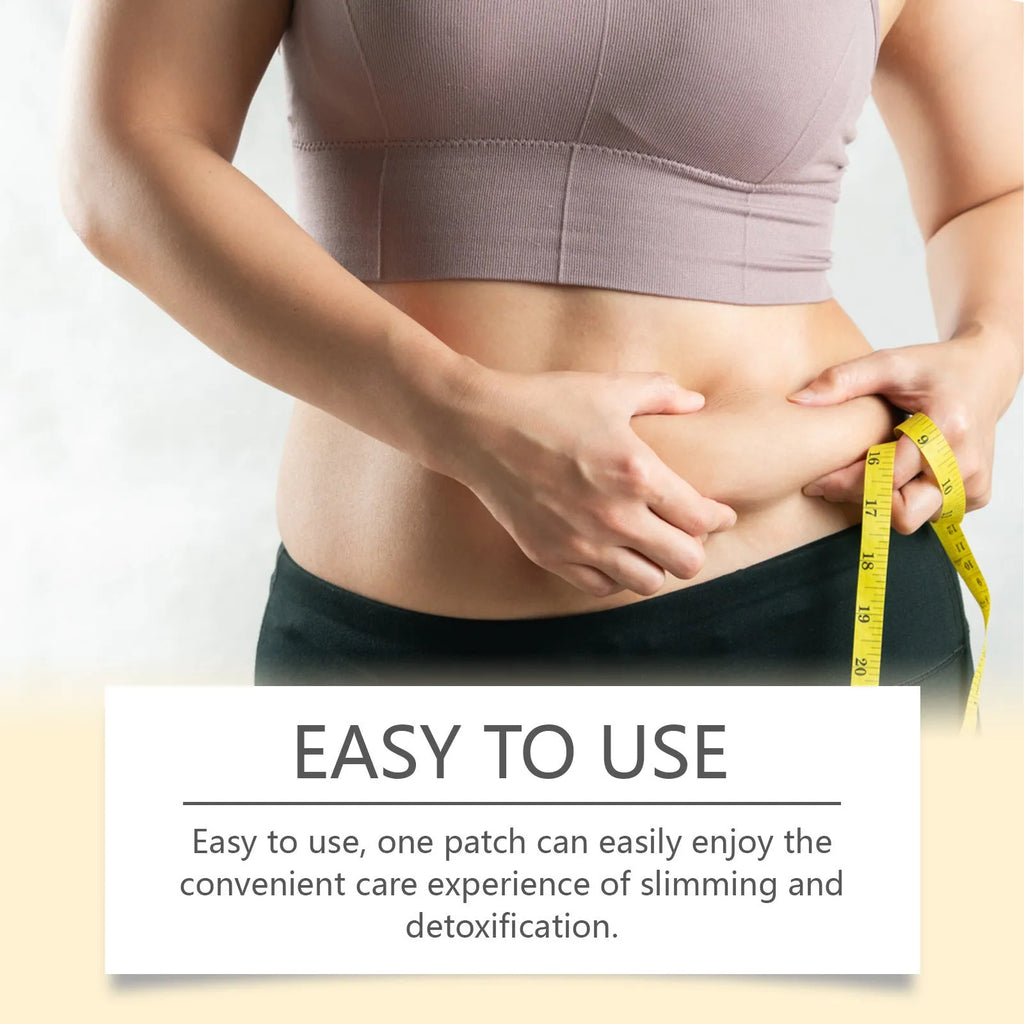 Herbal body shaping navel stickers pack of 10 patches with bee venom and argy wormwood for belly slimming
