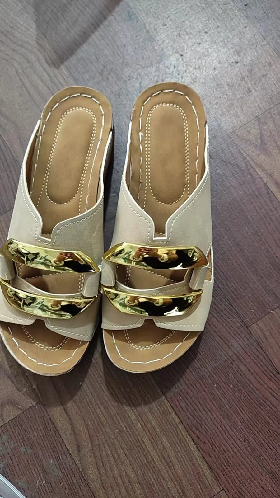 Adult roman style platform sandals in white black khaki sea blue colours with rubber sole