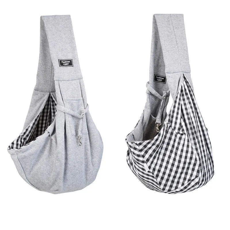 Foldable cat messenger bag with breathable mesh fabric in multiple colour options