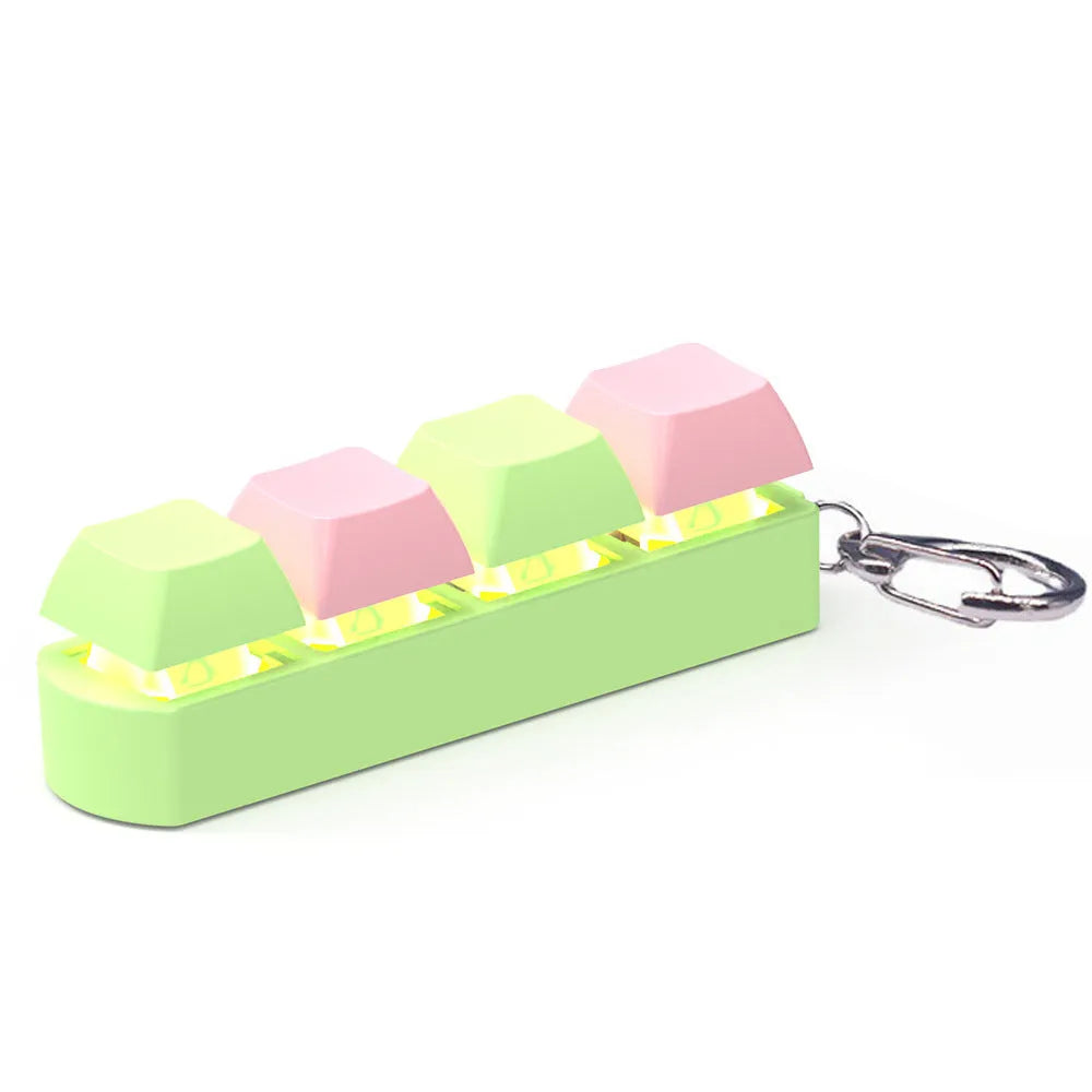 4-key mechanical keyboard switch tester with ABS plastic construction measuring 22x27x85mm