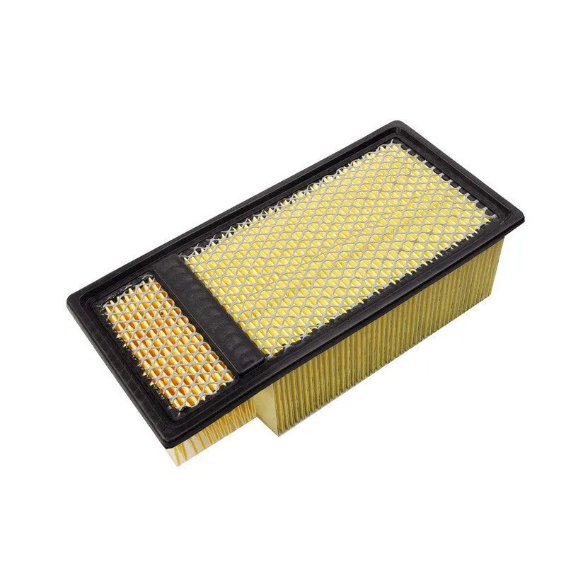 Dodge Ram pickup truck replacement air filter cartridge showing dimensions