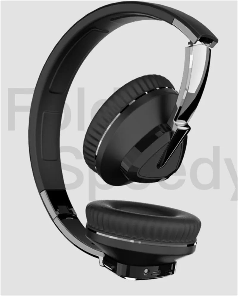 H3 wireless stereo headset with over-ear design in black colour showing ear cushions and headband