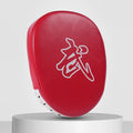 Boxing punch mitts and hand targets for Muay Thai training in curved and flat styles with multiple colour options