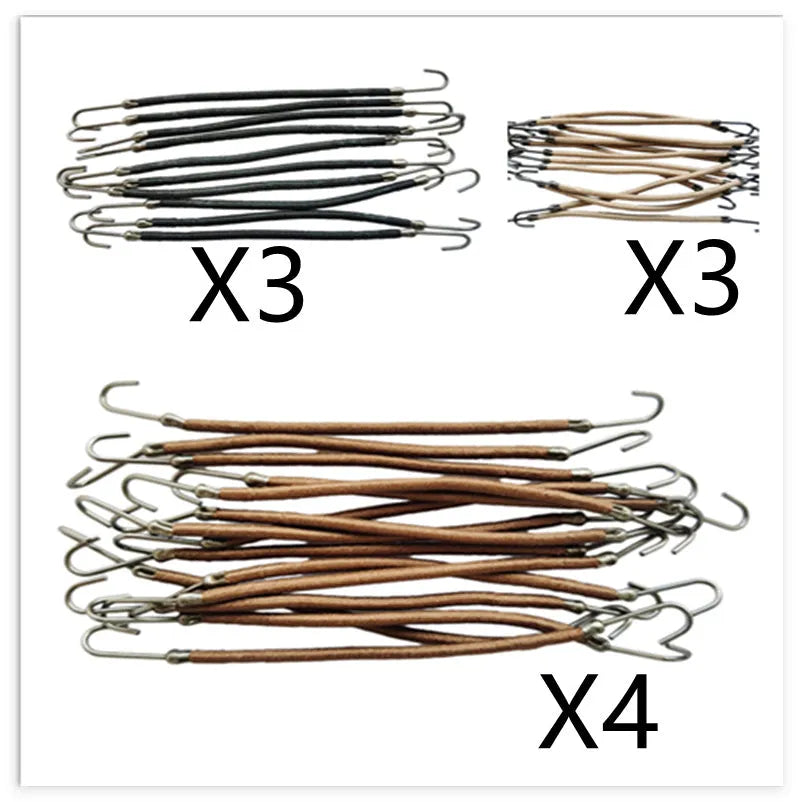 Double hook hair styling tool for wigs and hair extensions in solid colour