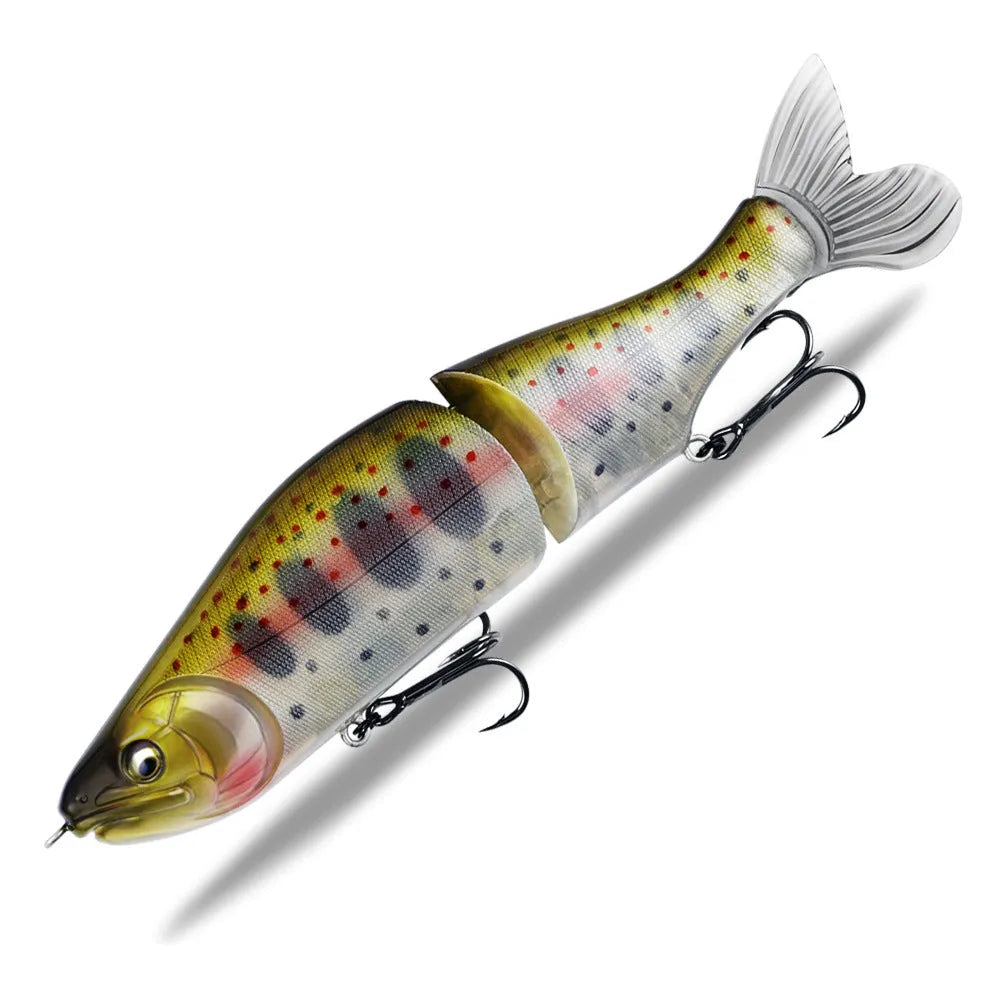 185mm plastic swimming fishing bait for bass available in multiple colours