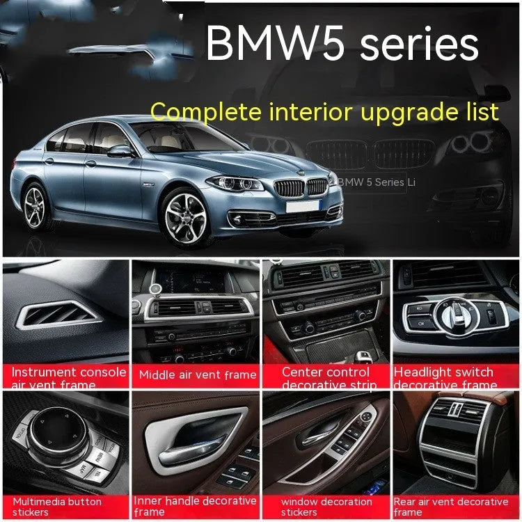 BMW 5 Series interior handle decorative trim pieces for F10 and F18 models