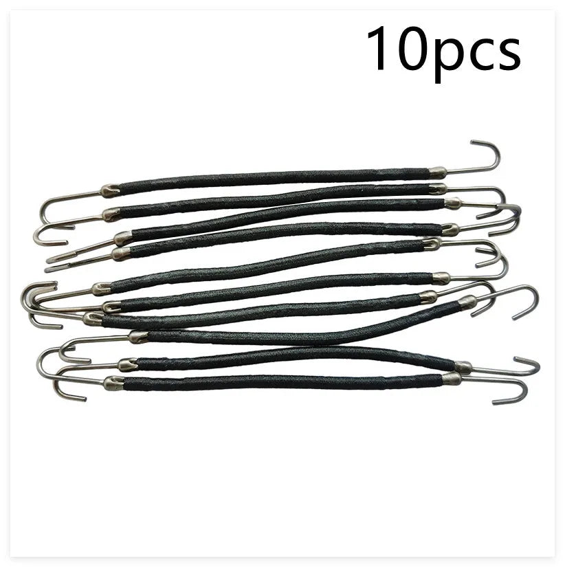 Double hook hair styling tool for wigs and hair extensions in solid colour