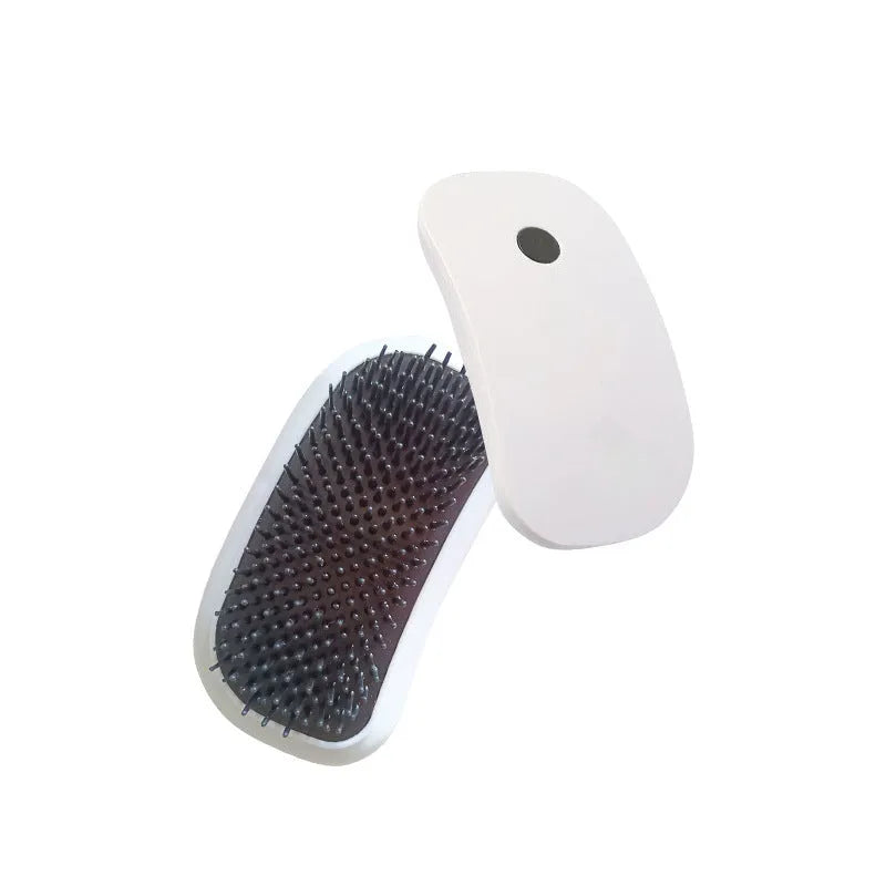 Pink electric pet massage brush with TPE comb teeth for cat and dog grooming
