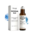 Anti-aging ball collagen eye serum 15ml in ball-shaped container on white background