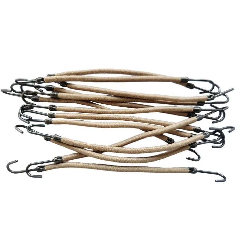 Double hook hair styling tool for wigs and hair extensions in solid colour