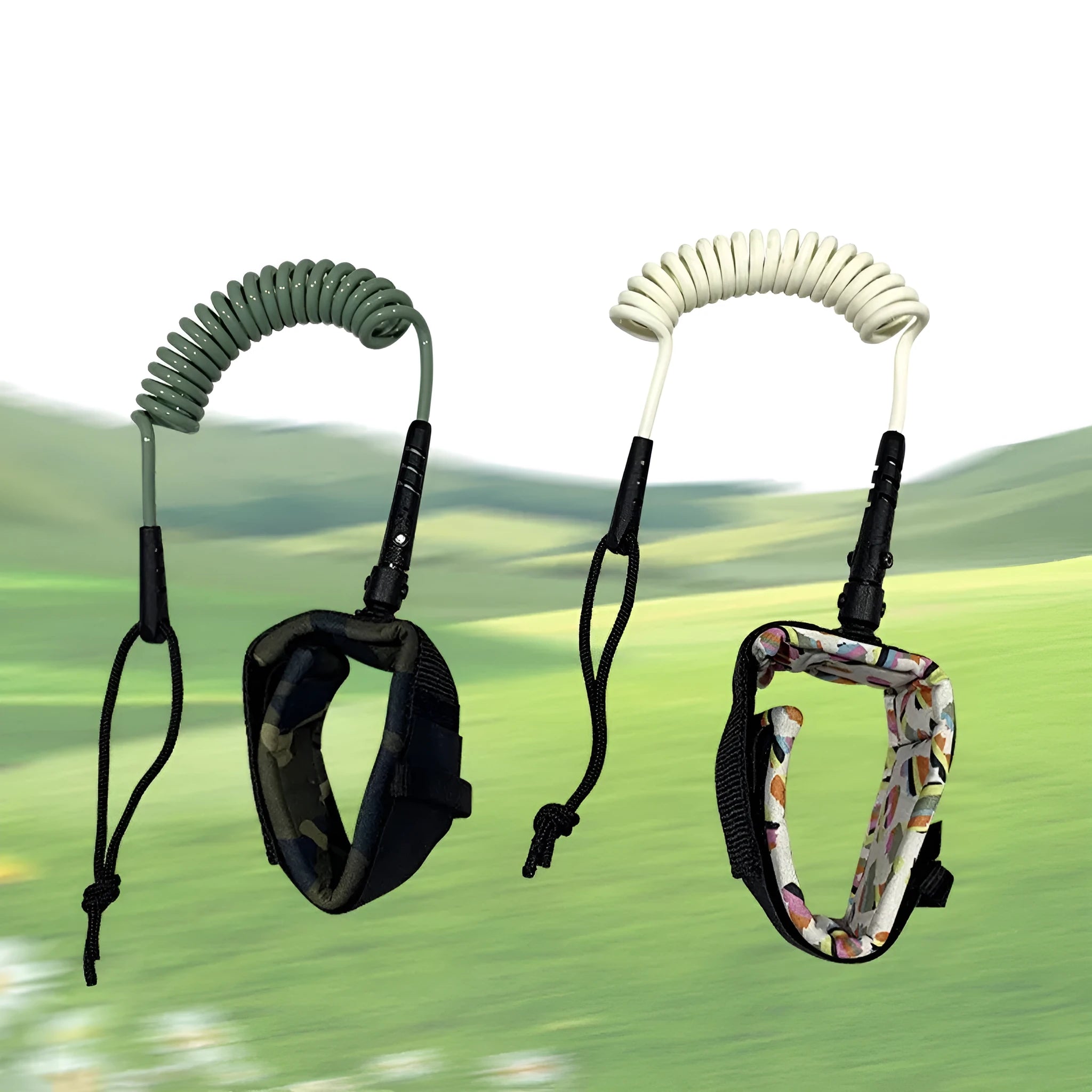 Surfboard hand holding rope for secure board transport with high elasticity