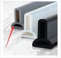 Flexible TPE bathroom water blocking strip for shower room dry wet separation in black, white, or grey