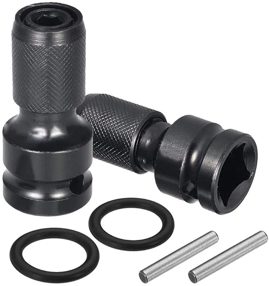 No. 45 steel scaling bit holder with telescopic sleeve and hexagonal handle for electric wrenches