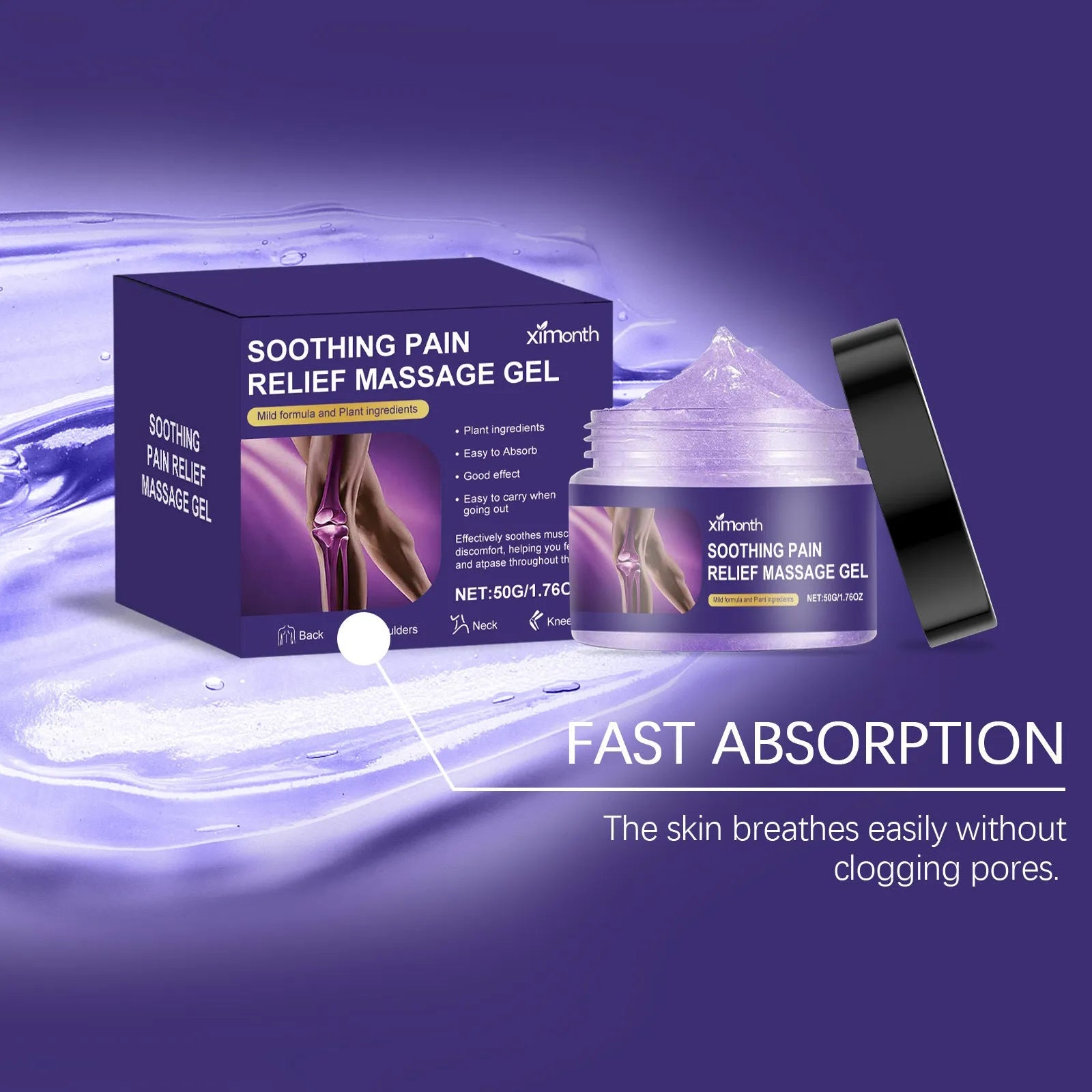 50g tube of joint care gel for muscle and arthritis pain relief