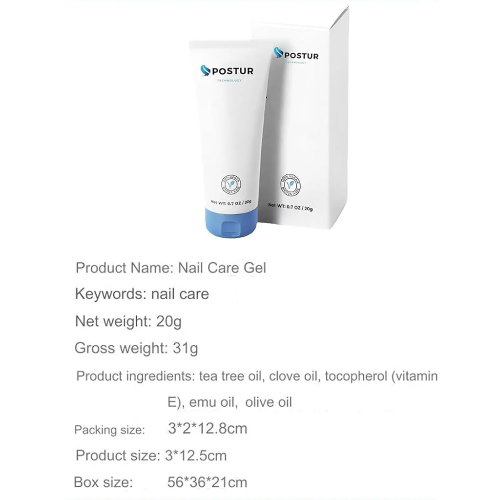 20g clear nail gel top coat bottle with brush applicator for UV and LED lamp curing.