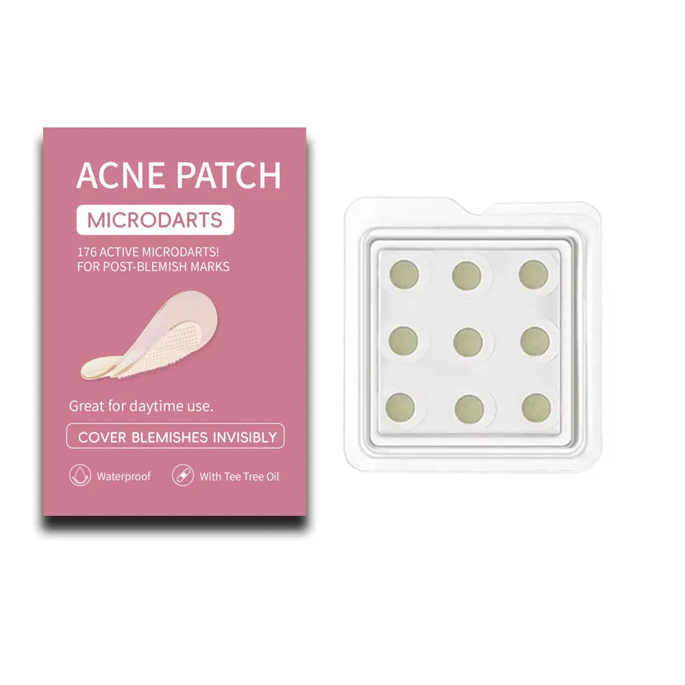 9-piece acne patch box for desalting closed mouth pimple treatment
