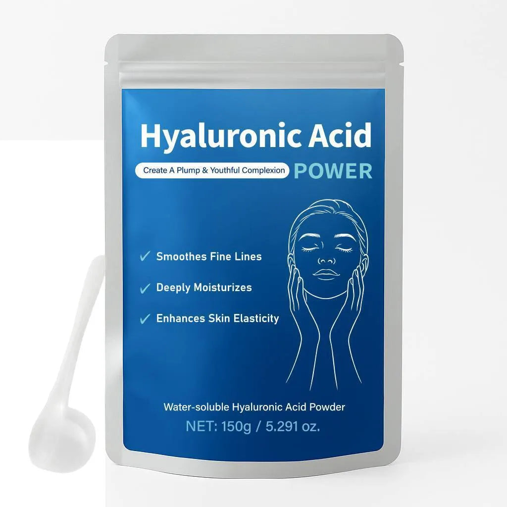 150g hyaluronic acid powder in container for DIY skincare formulations